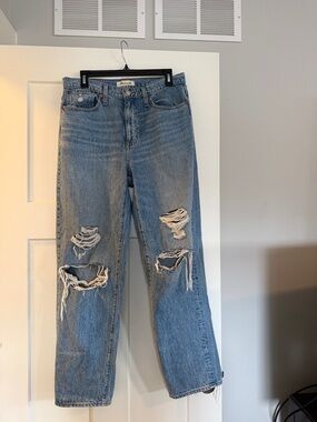 Madewell Distressed Dad Jeans